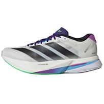 Adidas Adizero Boston 13 Atsparūs trinčiai Kvėpuojantys Palaikantys Atšokantys Neslystantys Bėgimo Bateliai Vyriški Balti Juodi Sportbačiai JS4946 40⅔