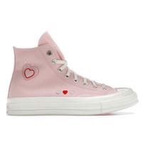 Converse  Chuck 70 High Y2K Heart Women Sneakers Pink Donut-Glaze Egret A09113C 36 gray