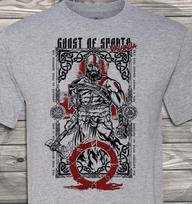 God Of War Ragnarok Kratos Vitražo Super Sof Fast Unisex marškinėliai S