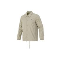 Puma Embroidered Logo Solid Color Track Jacket Men Outerwear Khaki 532172-42 S beige