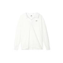 Nike Polo marškinėliai ilgomis rankovėmis su nuleidžiamais pečiais FB8721-133, balti 2XL