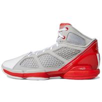 adidas Adizero Rose 1.5 Restomod Pilki Ryškiai Raudoni Vyriški Sportbačiai Pilki-Du Debesėlio Balti GY0257 48⅔