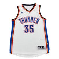 Adidas X NBA bendradarbiavimas Durant Oklahoma City Thunder 35 Madingi Patogūs Laisvalaikio Švelnūs Krepšinio Marškinėliai Unisex marškinėliai Balti 7470A-3CS-K91104 3XL
