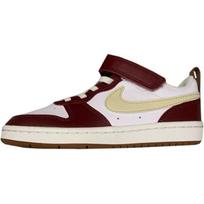 Nike Court Borough Low 2 Patogūs Minkšti Neslystantys Patvarūs Žemi Vaikų Riedlenčių Batai Vaikų Sportbačiai Raudoni Balti IB4709-121 28 white