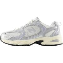 New Balance 530 Sidabrinės Metalinės Atspindžio Unisex Sportbačiai Balti U530SEA 42.5