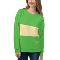 Undertale Chara Megztinis su apvalia apykakle Unisex ŽAIDIMAS COS Universalus Animacinis Retro Megztinis Laisvalaikio Apvalus Kaklas Rudeniui/Žiemai Ilgomis Rankovėmis Viršutiniai Drabužiai S