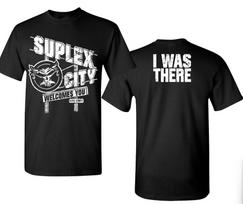 WWE Brock Lesnar Suplex City kviečia Jus Juodi marškinėliai 3XL