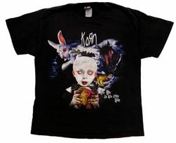 „Korn“ iki pasimatymo kitoje pusėje „Vintage Distressed Giant 2006 Tour Unisex“ marškinėliai S