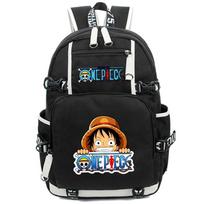Anime One Piece Drobės Kuprinė Berniukui Mergaitei Atgal į Mokyklą Didelės Talpos Mokyklinė Kuprinė Studento Kuprinė Moteriška Kelioninė Kuprinė Mochila