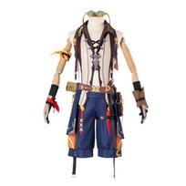 Žaidimas Genshin Impact Cosplay Kostiumai Bennett Ugnies Išbandymas Cosplay Kostiumas Uniformos Drabužiai Apranga Kostiumai Aprangos Drabužiai Suaugusiųjų XS