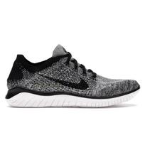Nike Free RN Flyknit 2018 Balti Juodi Vyriški Sportbačiai 942838-101 40 gray