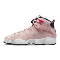 Air Jordan 6 Rings GS Atmosphere Vaikiški Sportbačiai Rožiniai Infrared-23 Nugara 323419-602 36