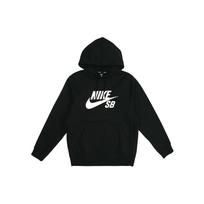 Nike SB Icon Pullover Fleece Džemperis su gobtuvu Vyriškas Džemperis Juodas AJ9734-010 M