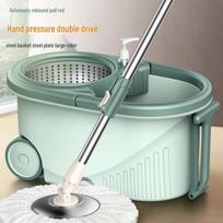 Laisvų rankų sukamasis gręžiamas šluostės ir kibiro rinkinys Single Mop Head (No Set)