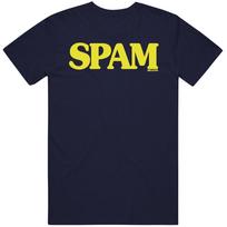 Spam Logotipas Senovinis Etiketės Plakatas Dėvėtos Išvaizdos Marškinėliai S