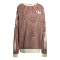 Adidas Originals FW25 Šventinis rinkinys Megztas laisvo kirpimo dryžuotas megztinis Unisex megztinis KQ6291 L