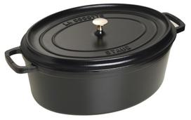 STAUB apvalus ketaus puodas 12 l Black | 40509-509-0 | 3272341041258