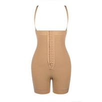 Popular Euro-American Waist Trainer One-Piece Body Shaper with Zipper & Hook Closure for Tummy Control & Hip Shaping XL chaki