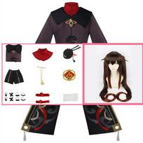 Hutao Cosplay Helovino kostiumai Anime drabužiai moterims suaugusiems L kaip parodyta spalva