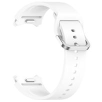 Silikoninė apyrankė skirta Samsung Galaxy Watch 7 FE 6 4 Classic 5 pro 44mm 40mm 43mm 47mm 45mm apyrankė Galaxy Watch6 7 dirželis balta