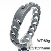 Stainless Steel Cuban Link Chain Bracelet for Men 7 Different Color Men's Bracelets Jewelry Accessories Gifts 15mm Width Wristband 21.5CM