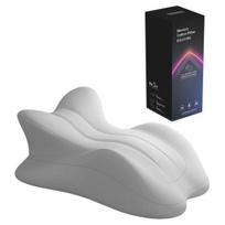 Porų sėdmenų pagalvėlė 3D išlenkta banguota nugaros pagalvėlė daugiafunkcinė atrama atminties putų pleišto pagalvė lovai gulėti ir sėdėti porų intymumui B pilka