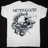 Meshuggah 2016 m. turo marškinėliai trumpomis rankovėmis, medvilniniai, balti, vyriški, dydis S iki 4XL 4XL
