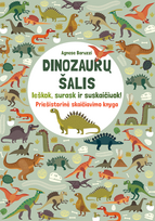 Dinozaurų šalis. Ieškok, surask ir suskaičiuok! (knyga su defektais) - Agnese Baruzzi