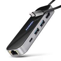 Dokavimo stotelė AXAGON HMC-6GLN USB-C 3.2 Gen 1 USB 3.0 USB4 Thunderbolt 3 Thunderbolt 4