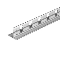 Dušo grindų nuolydžio profilis stiklui Balneo Strip 120cm kairinis/dešininis - Kairinė - 120cm - Nerūdijantis plienas