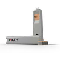 Lindy USB Type C prievado blokatorius 40428, 4 vnt., oranžinis