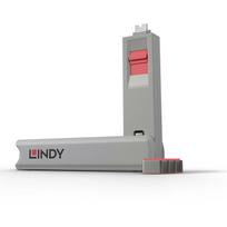 Lindy USB Type C prievado blokatorius 40425, 4 vnt., rožinė