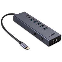 Lindy dokas 43373 2x 4K HDMI, PD 3.0 100W, USB 3.2 Gen 2, Gigabit Ethernet, 5x USB 2.0