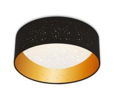 Brilo 3482-015 - LED lubinis šviestuvas MAILA STARRY LED/12W/230V juoda/auksas