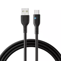 USB laidas Joyroom S-UC027A13 juodas Type-C 200cm (iki 3A)