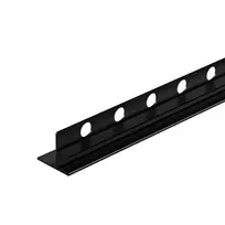 Dušo grindų nuolydžio profilis stiklui Balneo Strip 170cm kairinis/dešininis - Kairinė - 170cm - Juoda
