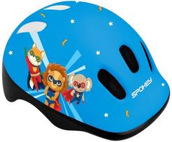 Šalmas vaikams Spokey Fun, mėlynas/juodas, 52-56 cm