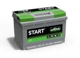 Start Ultra 80Ah R+ 12V 760A akumuliatorius 278x175x190
