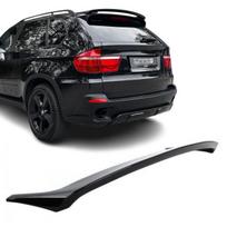 HM stiliaus Spoileris virš bagažinės skirtas BMW E70 X5 (07-14), juodas blizgus