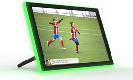 Denver PFF-1082 digital photo frame Black 25.6 cm (10.1") Touchscreen Wi-Fi