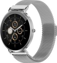 Denver SWC-394S 3.35 cm (1.32") AMOLED 43 mm Analog 466 x 466 pixels Silver