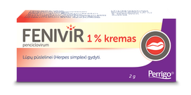 Fenivir 1% kremas, 2 g