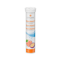 LIVSANE cinko ir Vitamino C šnypščiosios tabletės N20