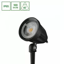 Įsmeigiamas lauko šviestuvas 6W, LED, 3K, 600lm, IP65,juodas