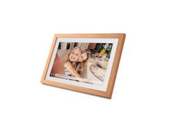 Denver PFF-1040LW digital photo frame Wood 25.6 cm (10.1") Touchscreen Wi-Fi
