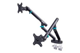 DIGITUS Dual Monitor Mount 2x35inch 2x10kg Mechanical Spring VESA 75x75 100x100 Black