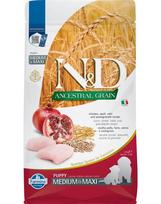 FARMINA N&D ANCESTRAL GRAIN DOG šuniukams su vištiena ir avižomis 2,5 kg