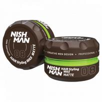 Nishman Hair Styling Wax B8 Matte Matinis plaukų formavimo vaškas, 150ml