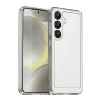 Silikoninė įmautė Su Geliniu Rėmeliu "samsung Galaxy S25 Outer Space Case" - Skaidri