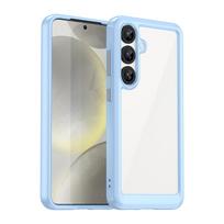 Silikoninė įmautė Su Geliniu Rėmeliu "samsung Galaxy S25 Outer Space Case" - Mėlyna